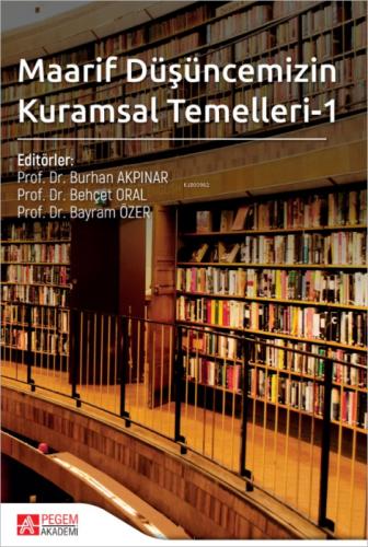 Maarif Düşüncemizin Kuramsal Temelleri - 1  Frontansicht 1