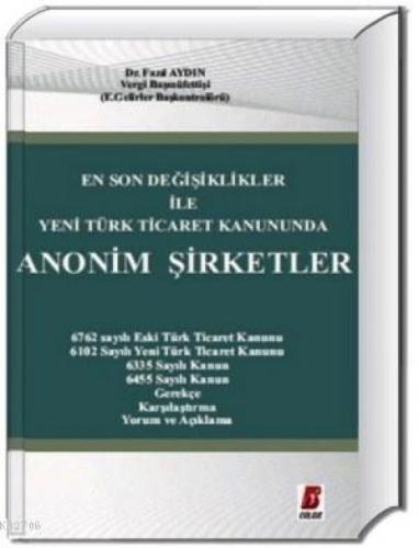 Yeni Türk Ticaret Kanununda Anonim Şirketler  Frontansicht 1