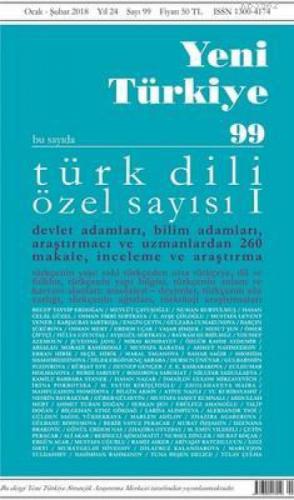 Yeni Türkiye Sayı 99  Frontansicht 1