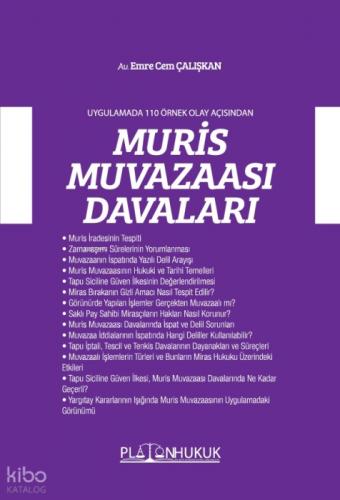 Uygulamada 110 Örnek Olay Açısından Muris Muvazaası Davaları  Frontansicht 1