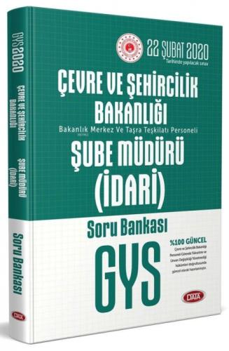 Data Yayınları GYS Çevre ve Şehircilik Bakanlığı İdari Şube Müdürü Soru Bankası  Frontansicht 1