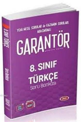 Data Yayınları 8. Sınıf LGS Türkçe Garantör Soru Bankası Data  Frontansicht 1