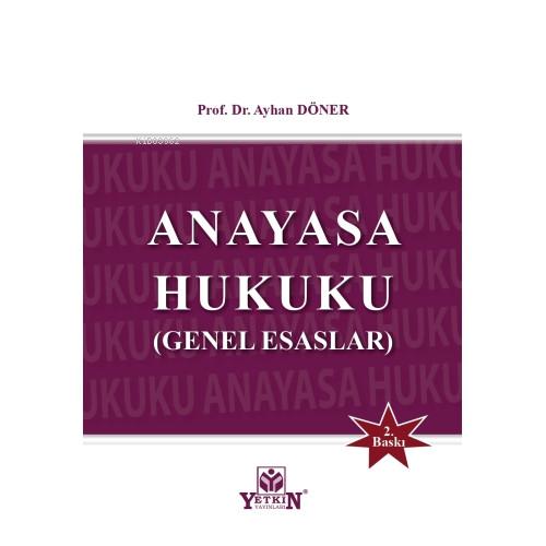 Anayasa Hukuku - Genel Esaslar  Frontansicht 1