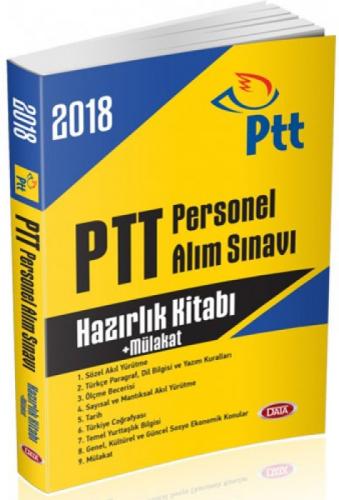 Data Yayınları 2020 PTT Personel Alım Sınavı Konu Anlatımlı  Frontansicht 1