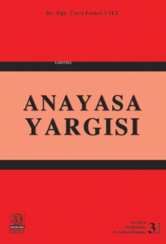 Anayasa Yargısı  Frontansicht 1