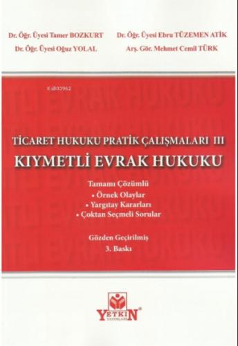 Ticaret Hukuku Pratik Çalışmaları ( Kıymetli Evrak Hukuku)  Frontansicht 1