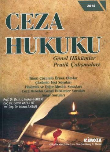 Ceza Hukuku Genel Hükümler  Frontansicht 1