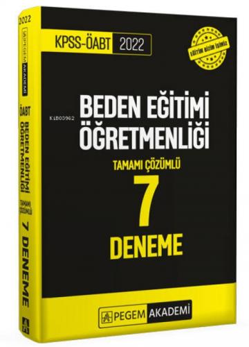 2022 ÖABT Beden Eğitimi Öğretmenliği Tamamı Çözümlü 7 Deneme  Frontansicht 1
