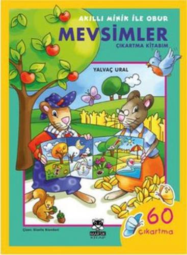 Akıllı Minik ile Obur - Mevsimler Çıkartma Kitabım  Frontansicht 1
