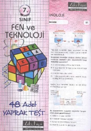 7. Sınıf Fen ve Teknoloji Yaprak Test  Frontansicht 1