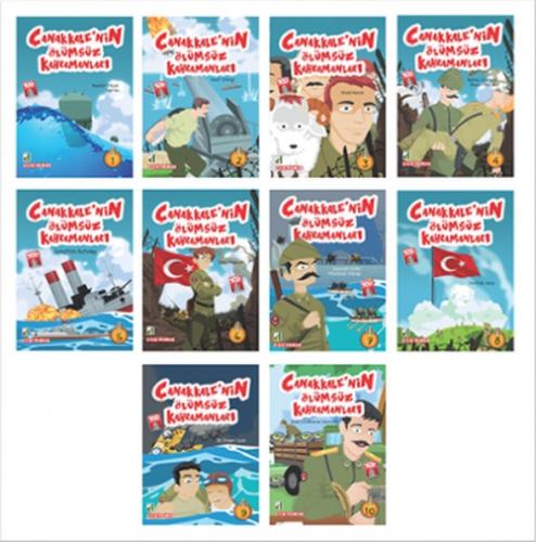 Çanakkale'nin Ölümsüz Kahramanları (10 Kitap)  Frontansicht 1