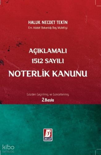Açıklamalı 1512 Sayılı Noterlik Kanunu  Frontansicht 1