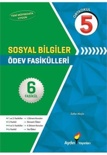 Aydın Yayınları 5. Sınıf Sosyal Bilgiler Ödev Fasikülleri Aydın  Frontansicht 1