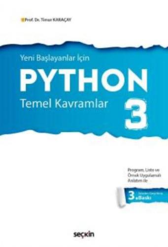 Yeni Başlayanlar için Python 3  Frontansicht 1