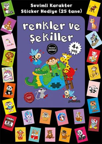 4 Yaş Renkler Ve Şekiller Stickerli  Frontansicht 1