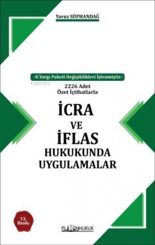 İcra ve İflas Hukukunda Uygulamalar (Ciltli)  Frontansicht 1