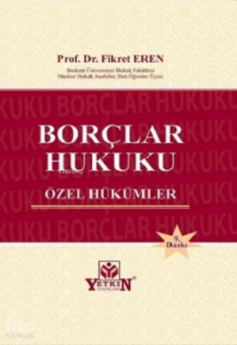 Borçlar Hukuku Özel Hükümler  Frontansicht 1