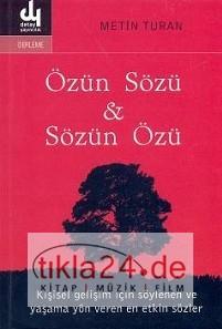 Özün Sözü, Sözün Özü; Kişisel Gelişim İçin Söylenen Ve Yaşama Yön Veren En Etkin Sözler  Frontansicht 1