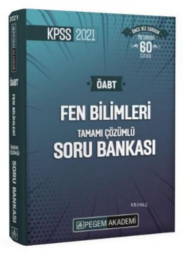 2021 KPSS ÖABT Fen Bilimleri Fen ve Teknoloji Tamamı Çözümlü Soru Bankası Seti-4 Kitap  Frontansicht 1