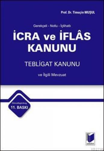 İcra ve İflas Kanunu  Frontansicht 1