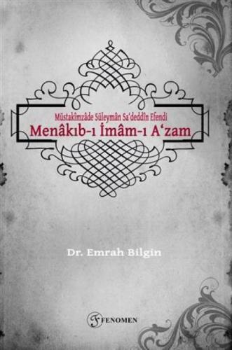 Müstakimzade Süleyman Sa?deddin Efendi - Menakıb-ı İmam-ı A?zam  Frontansicht 1