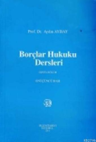 Borçlar Hukuku Dersleri  Frontansicht 1