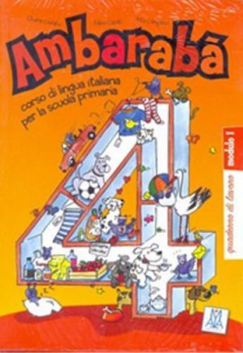 Ambaraba 4 (Çalışma Kitabı) Çocuklar için İtalyanca (6-10 Yaş)  Frontansicht 1
