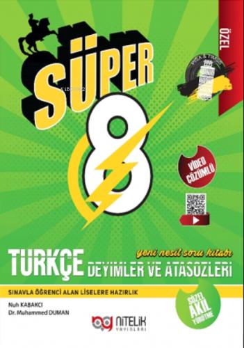 Süper 8 Türkçe Deyimler ve Atasözleri Yeni Nesil Soru Kitabı  Frontansicht 1