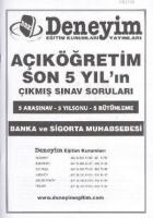 Banka ve Sigorta Muhasebesi; 2. Sınıf Bankacılık ve Sigortacılık Çıkmış Sınav Soruları  Frontansicht 1