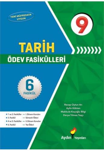 Aydın Yayınları 9. Sınıf Tarih Ödev Fasikülleri Aydın  Frontansicht 1