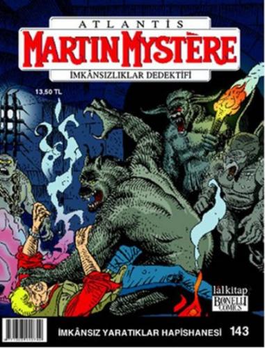 Martin Mystere Sayı: 143 - İmkansız Yaratıklar Hapishanesi  Frontansicht 1