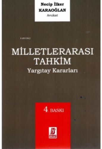 Milletlerarası Tahkim Yargıtay Kararları  Frontansicht 1