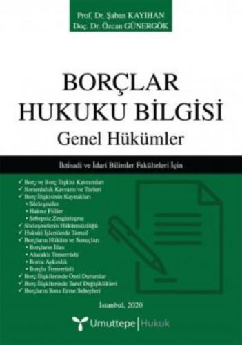Borçlar Hukuku Bilgisi  Frontansicht 1