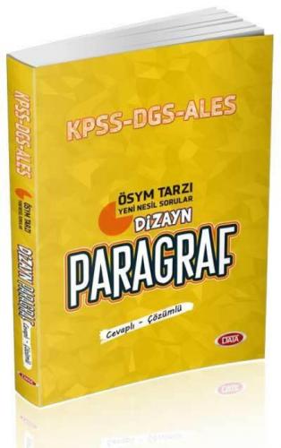 Data Yayınları KPSS DGS ALES Dizayn Paragraf Soru Bankası  Frontansicht 1