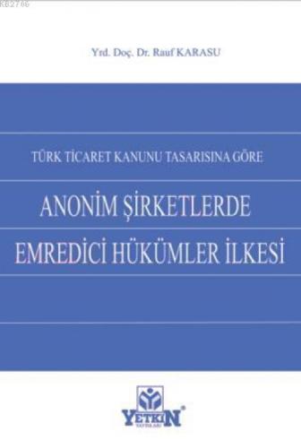 Anonim Şirketlerde Emredici Hükümler İlkesi  Frontansicht 1