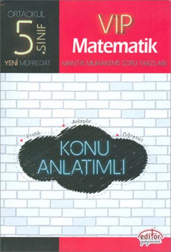 Editör Yayınları 5. Sınıf VIP Matematik Konu Anlatımlı Editör  Frontansicht 1