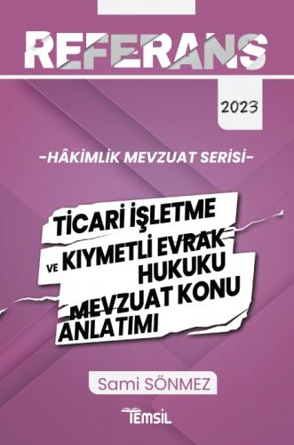 Referans;Ticari İşletme Ve  Kıymetli Evrak Hukuku Mevzuat Konu Anlatımı  Frontansicht 1