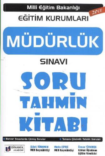 Müdürlük Sınavı Soru Tahmin Kitabı  Frontansicht 1