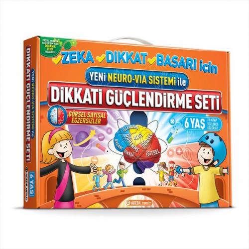Dikkati Güçlendirme Seti 6 Yaş (3 Kitap Takım)  Frontansicht 1