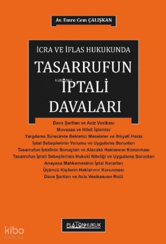 İcra ve İflas Hukukunda Tasarrufun İptali Davaları  Frontansicht 1