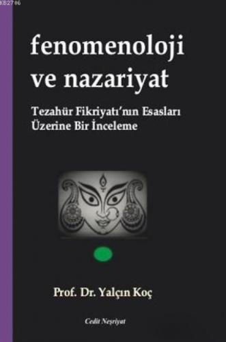 Fenomenoloji ve Nazariyat  Frontansicht 1