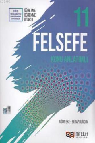 Nitelik Yayınları 11. Sınıf Felsefe Konu Anlatımı Yeni  Frontansicht 1