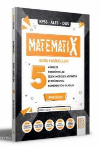 2021 KPSS ALES DGS MatematiX Soru Fasikülleri 4  Frontansicht 1