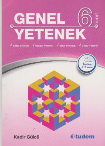 Tudem 6. Sınıf Genel Yetenek Kitabı  Frontansicht 1