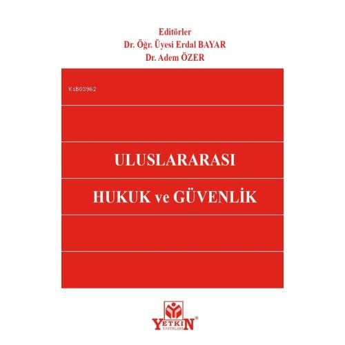 Uluslararası Hukuk Ve Güvenlik  Frontansicht 1