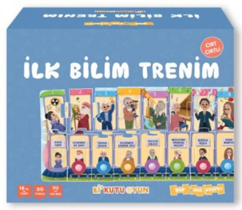 İlk Bilim Trenim - Cırt Cırtlı Yapboz ve Kitap Seti  Frontansicht 1