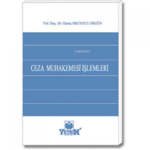 Ceza Muhakemesi İşlemleri  Frontansicht 1