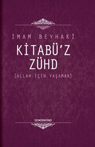 Kitabü'z Zühd (Ciltli)  Frontansicht 1