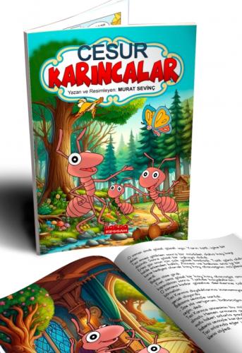 Cesur Karıncalar (Renkli Resimli 1. ve 2. Sınıflara - 6+Yaş)  Frontansicht 1