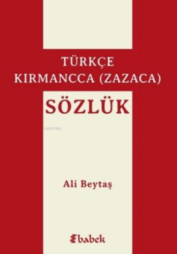 Türkçe Kırmanca Sözlük-Zazaca  Frontansicht 1